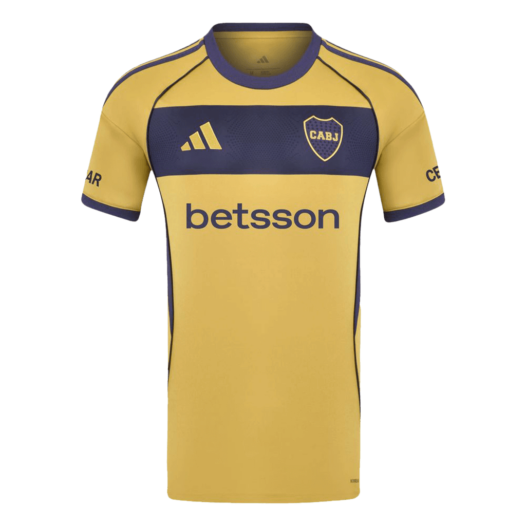 Boca Juniors Away Football Shirt 2025/26 Yellow