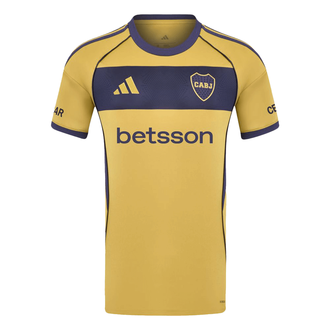 Boca Juniors Away Football Shirt 2025/26 Yellow