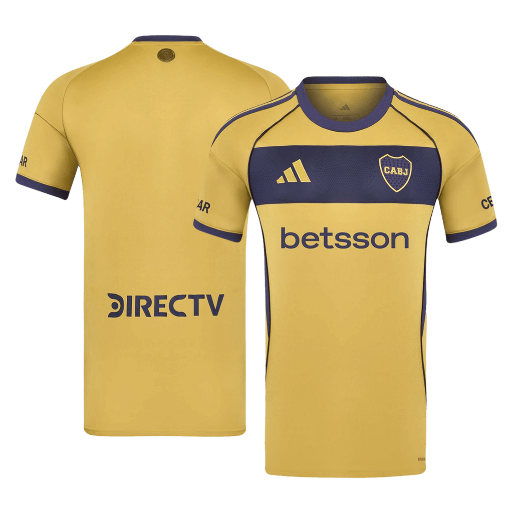 Boca Juniors Away Football Shirt 2025/26 Yellow