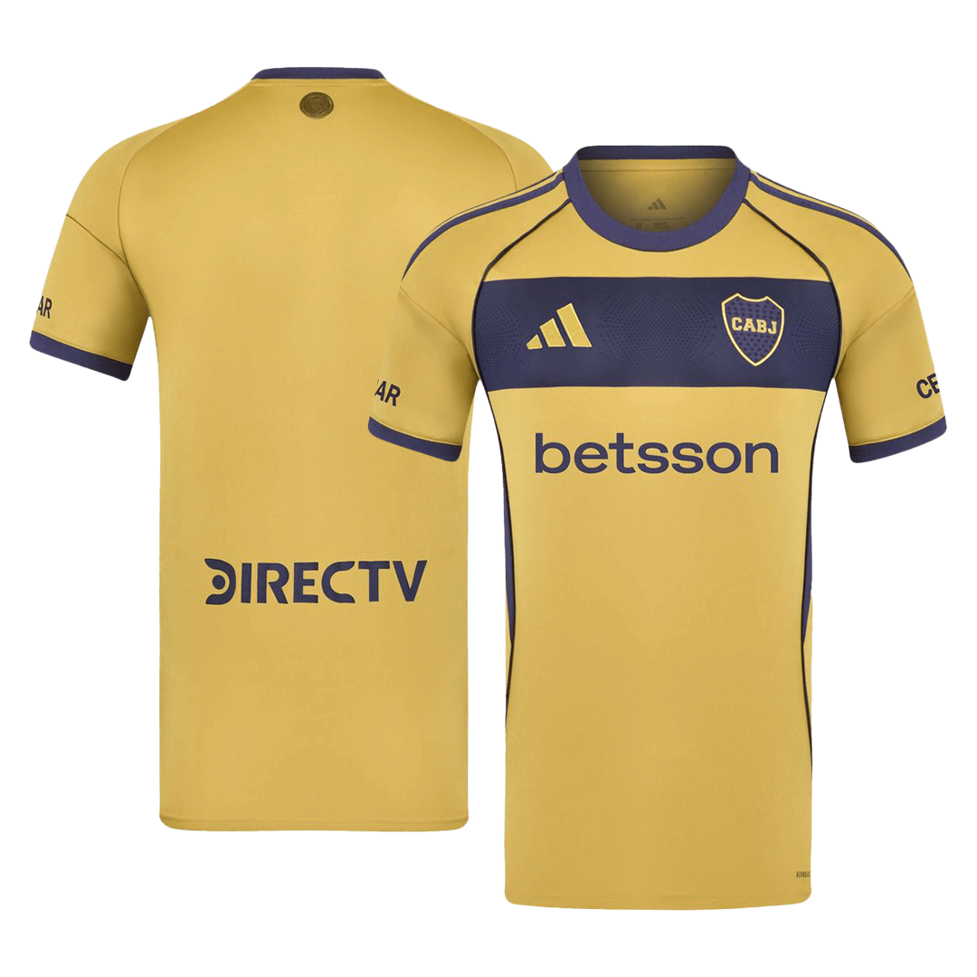 Boca Juniors Away Football Shirt 2025/26 Yellow
