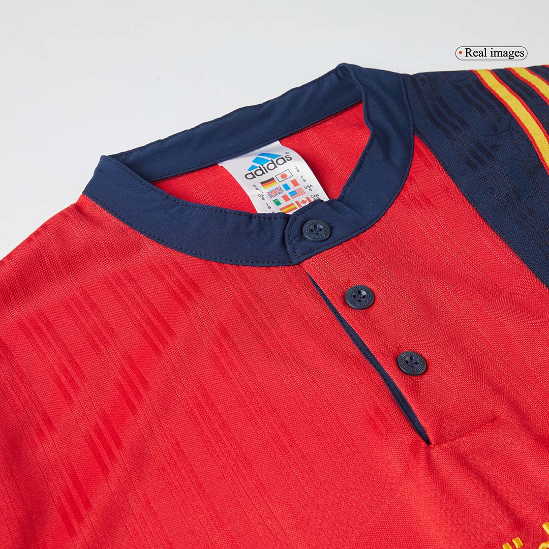 Retro 1996 Spain Home Football Shirt