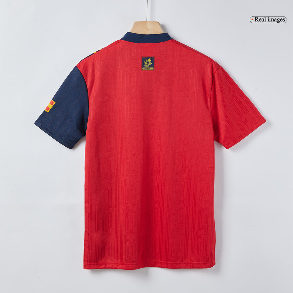 Retro 1996 Spain Home Football Shirt