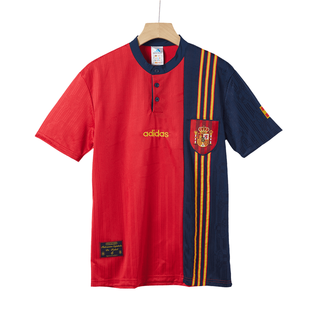 Retro 1996 Spain Home Football Shirt