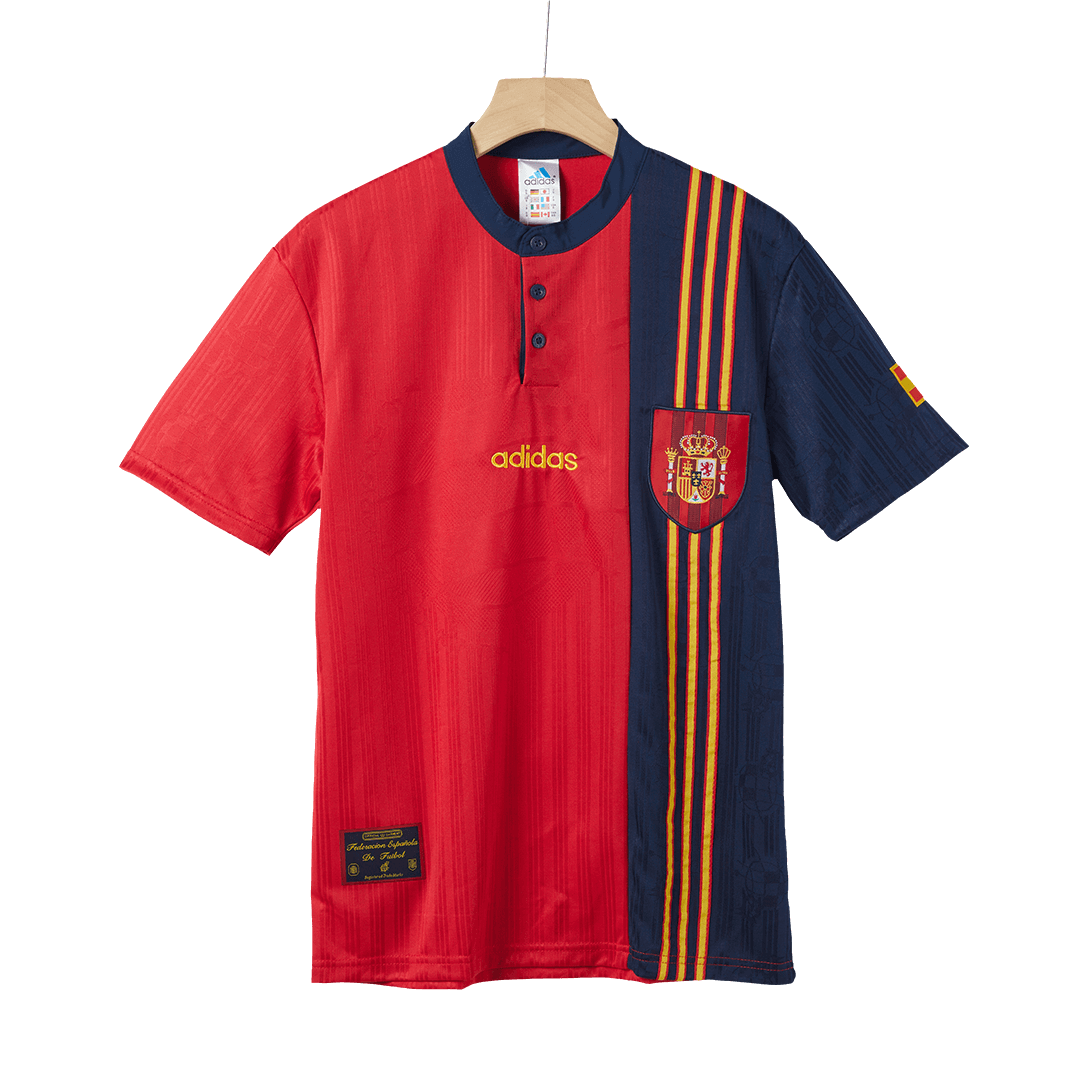 Retro 1996 Spain Home Football Shirt