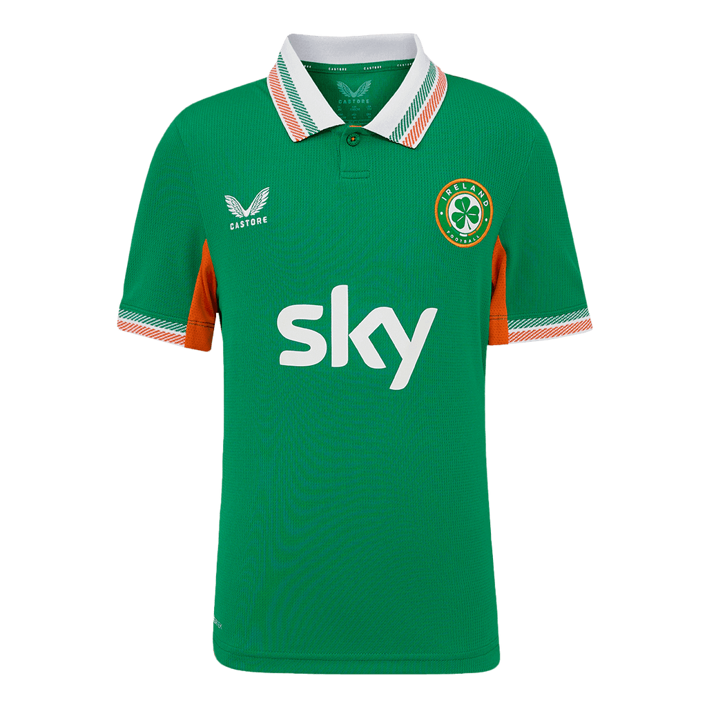 Men's Ireland Home Football Shirt 2025 Green - Women's Team