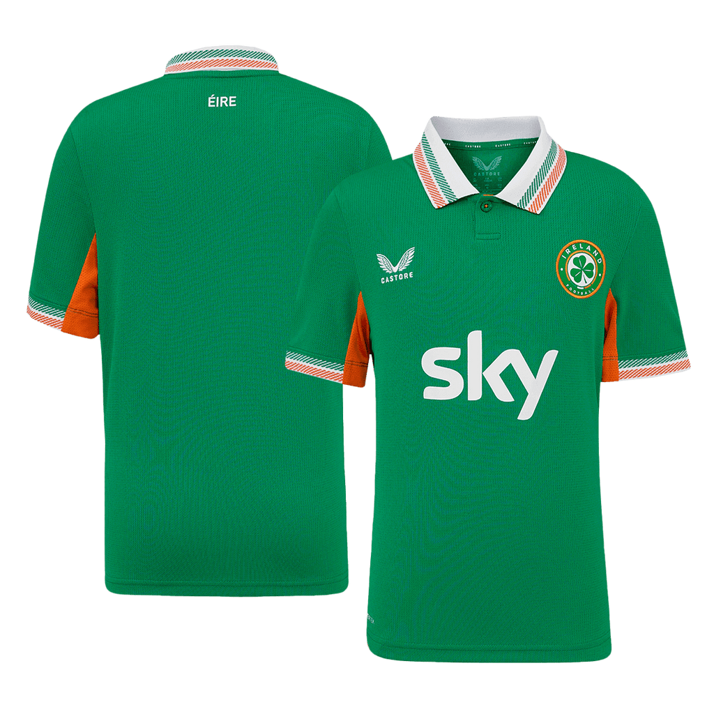Men's Ireland Home Football Shirt 2025 Green - Women's Team