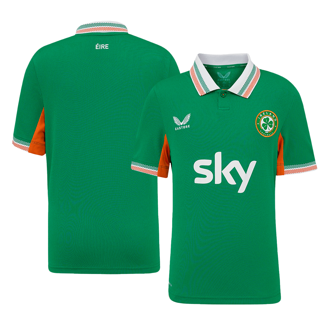 Men's Ireland Home Football Shirt 2025 Green - Women's Team
