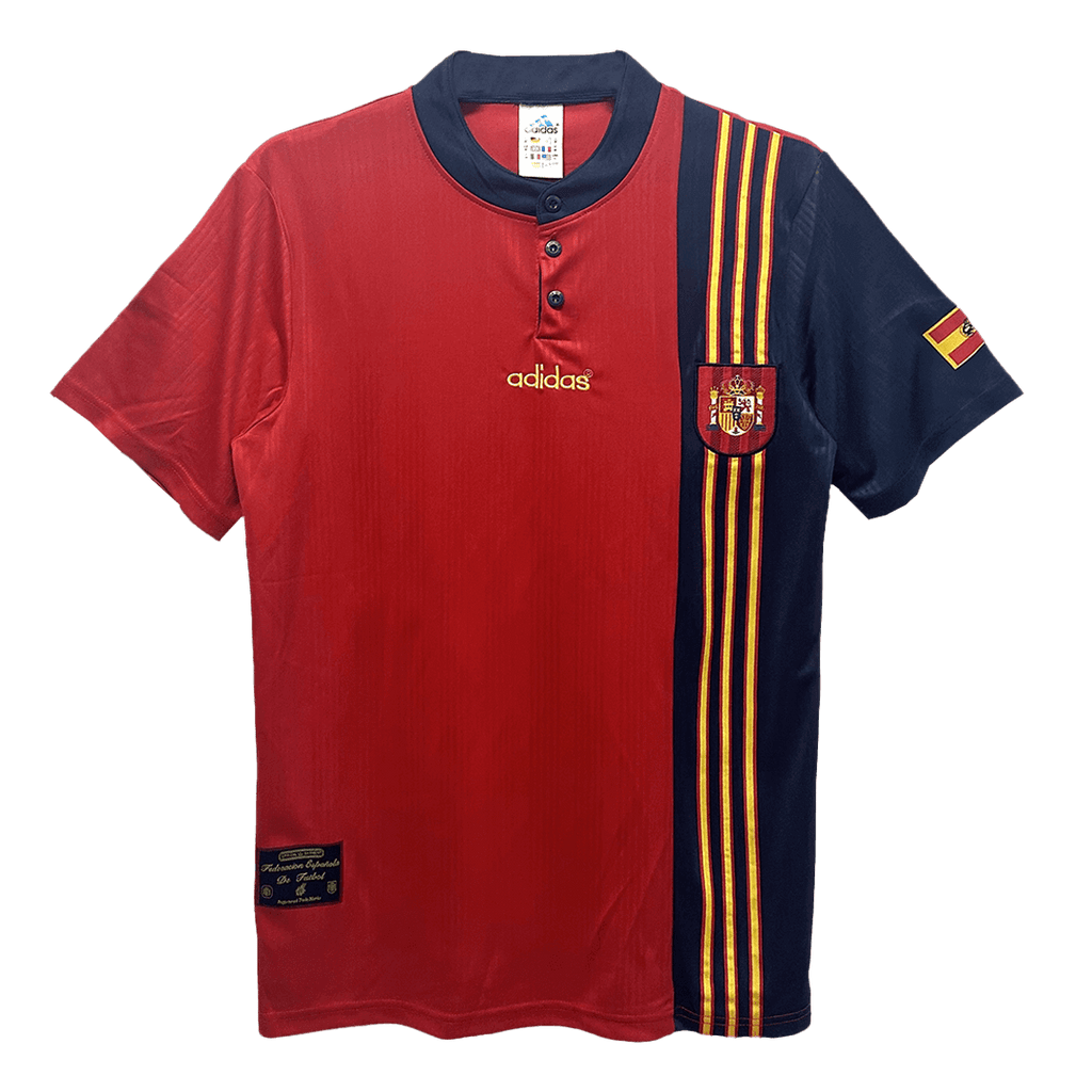Retro 1996 Spain Home Football Shirt