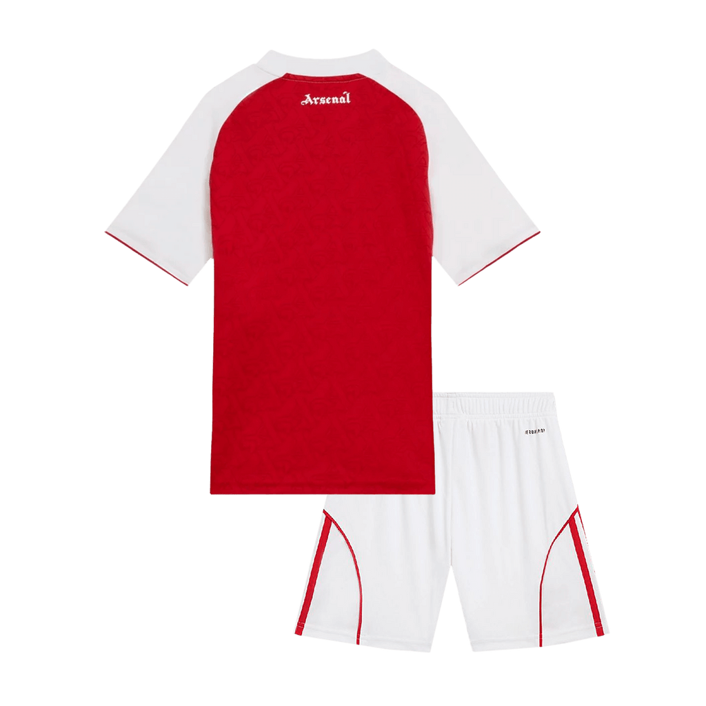 Kid's Arsenal Home Football Shirt Kit(Jersey+Shorts) 2025/26 Red