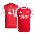 Player Version RICE #41 Arsenal Home Football Shirt 2025/26 Red