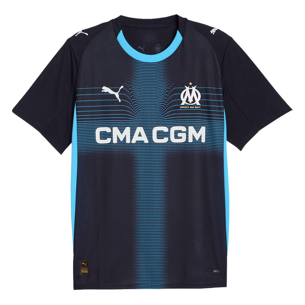 Marseille Away Football Shirt 25/26 Navy