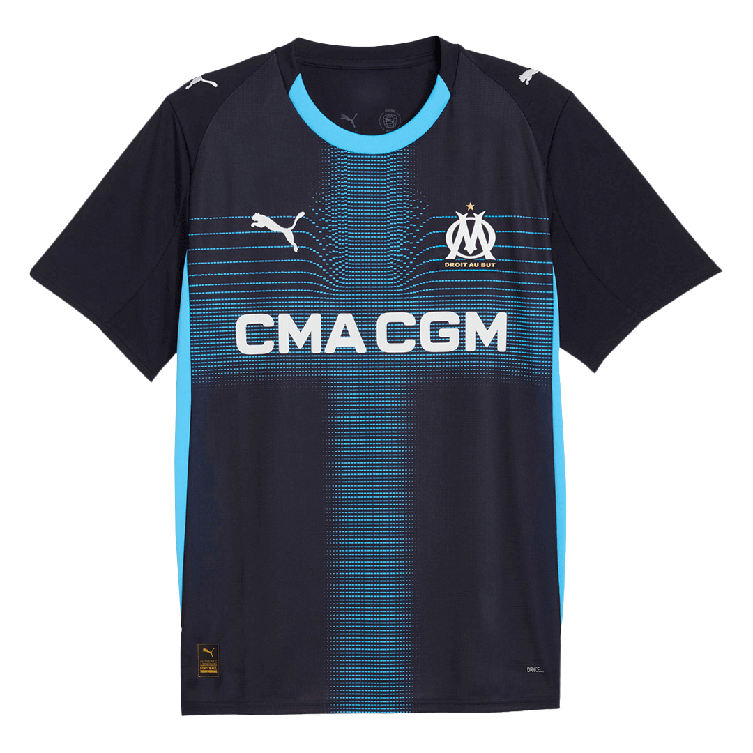 Marseille Away Football Shirt 25/26 Navy