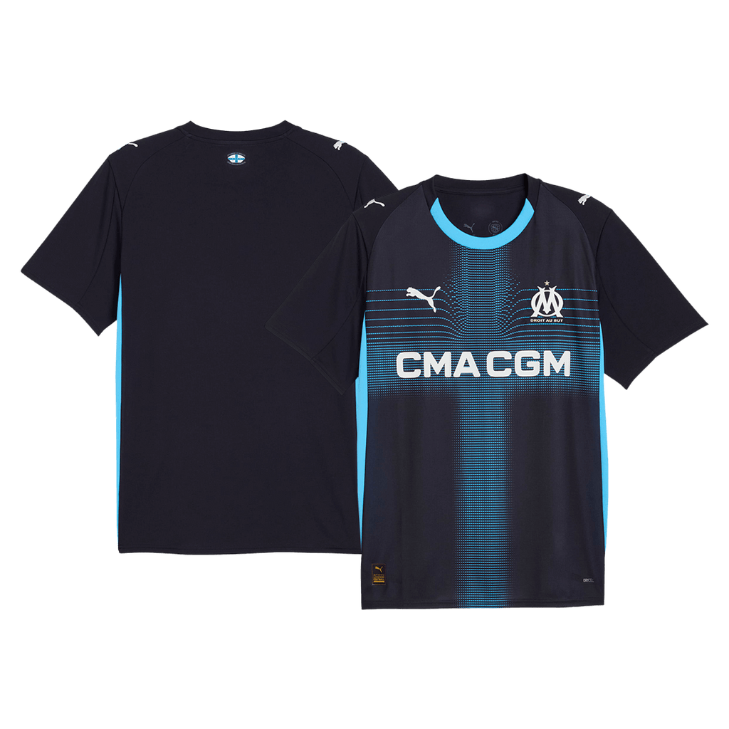 Marseille Away Football Shirt 25/26 Navy