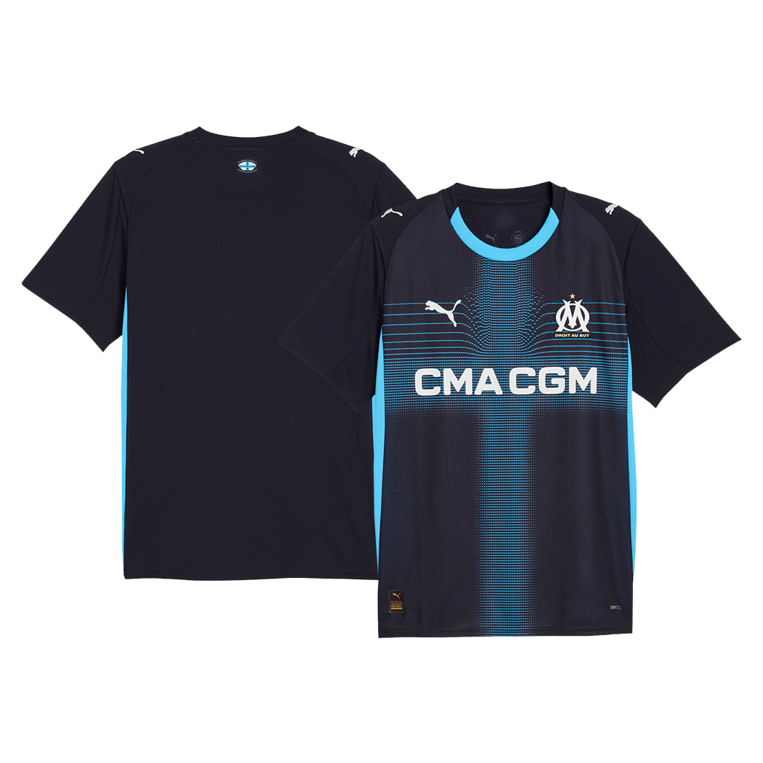 Marseille Away Football Shirt 25/26 Navy