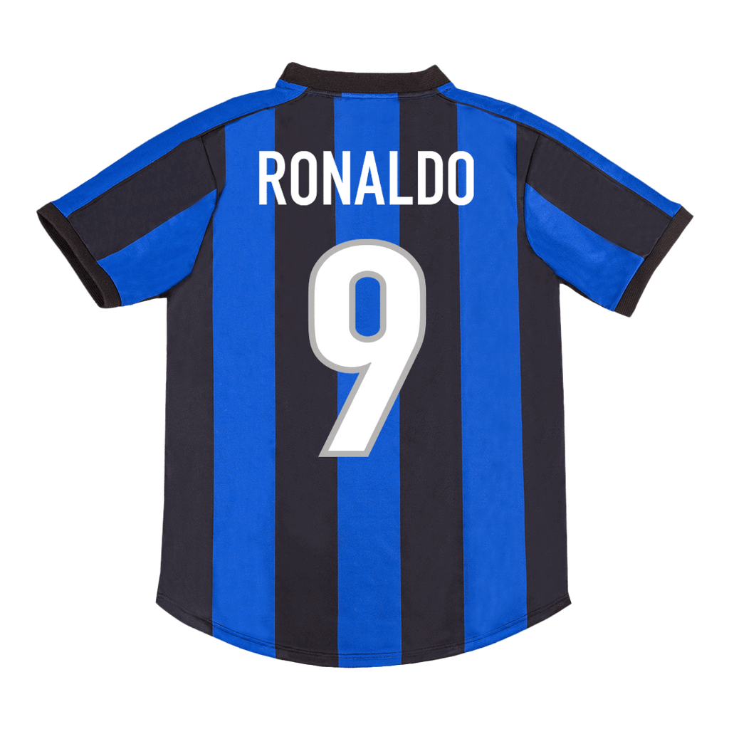Retro RONALDO #9 1999/00 Inter Milan Home Football Shirt