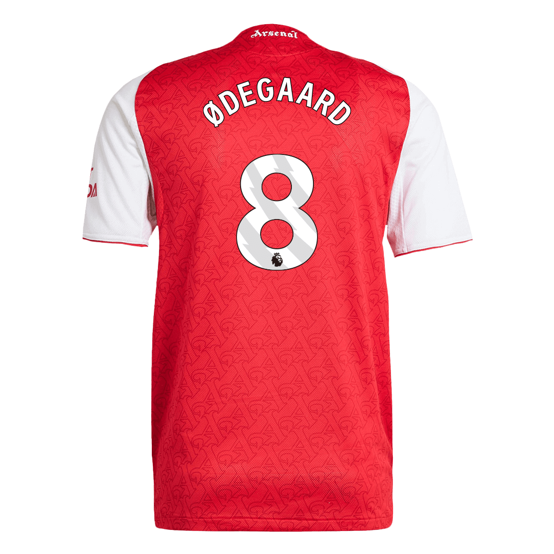 Player Version ØDEGAARD #8 Arsenal Home Football Shirt 2025/26 Red