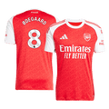 #8 Arsenal Home Football Shirt 2025/26 Red