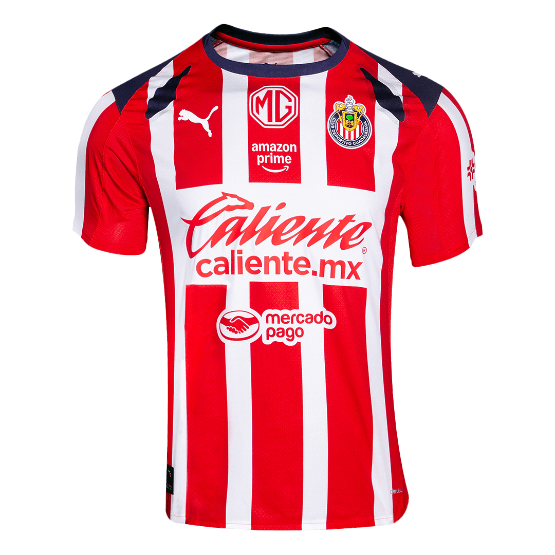 Chivas Home Football Shirt 2025/26 Red&White