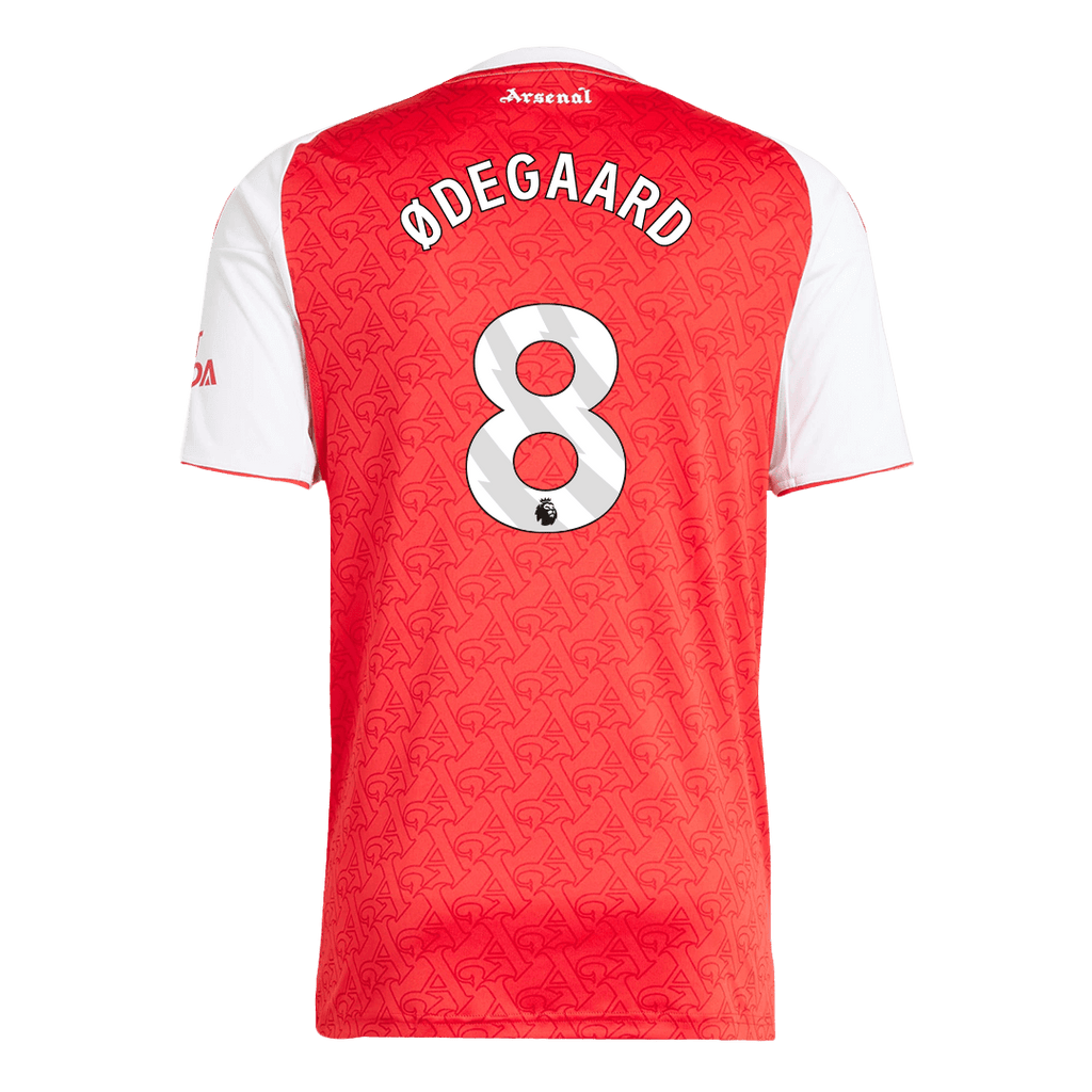 #8 Arsenal Home Football Shirt 2025/26 Red
