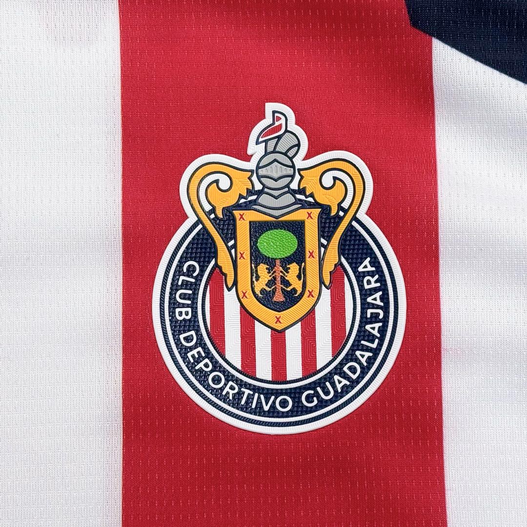 Chivas Home Football Shirt 2025/26 Red&White