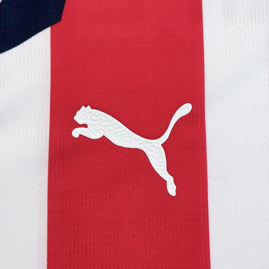 Chivas Home Football Shirt 2025/26 Red&White