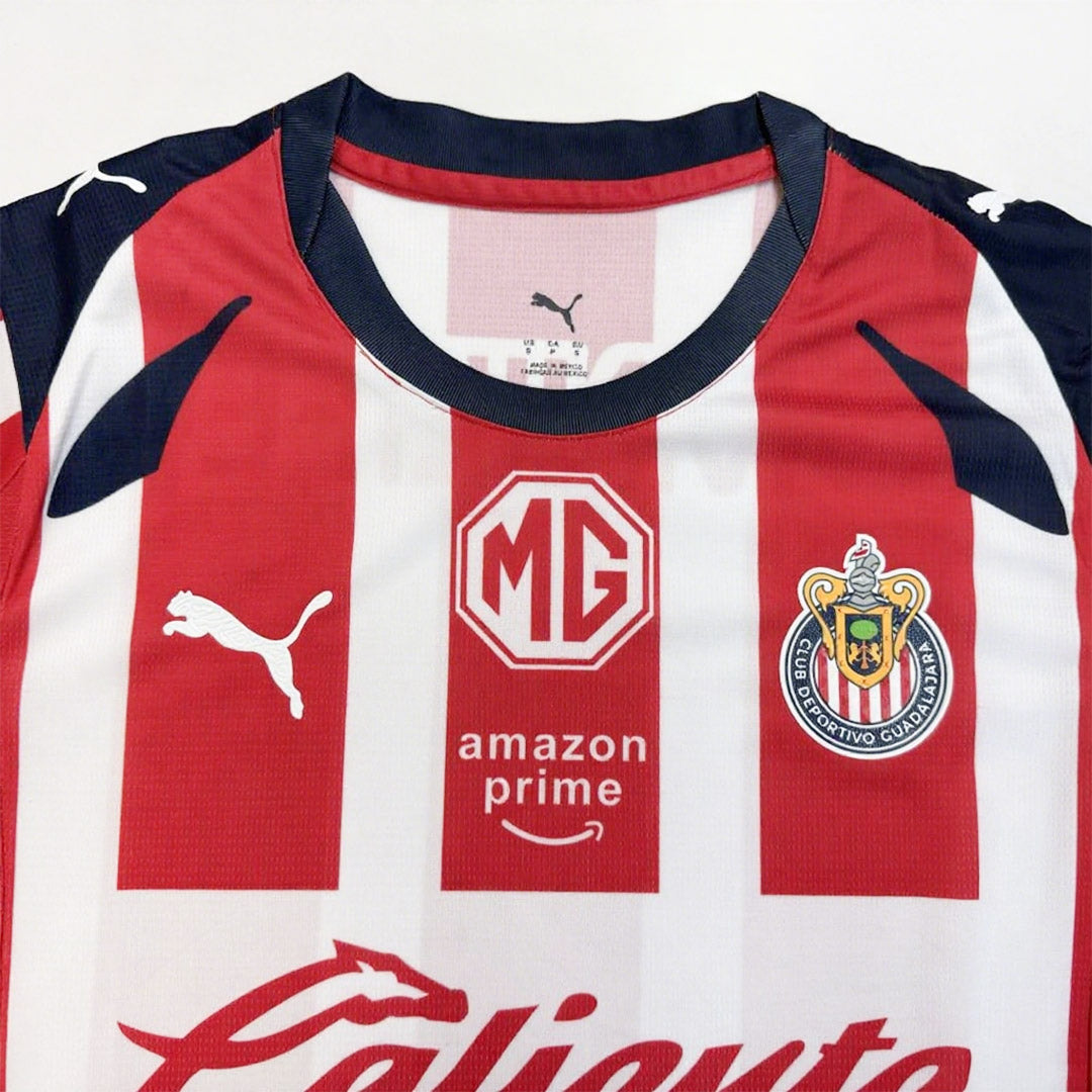 Chivas Home Football Shirt 2025/26 Red&White