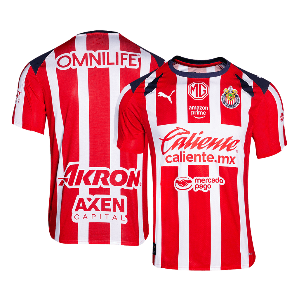 Chivas Home Football Shirt 2025/26 Red&White