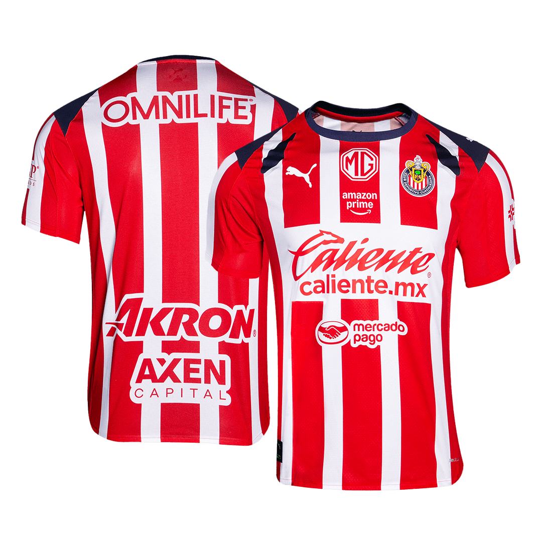 Chivas Home Football Shirt 2025/26 Red&White