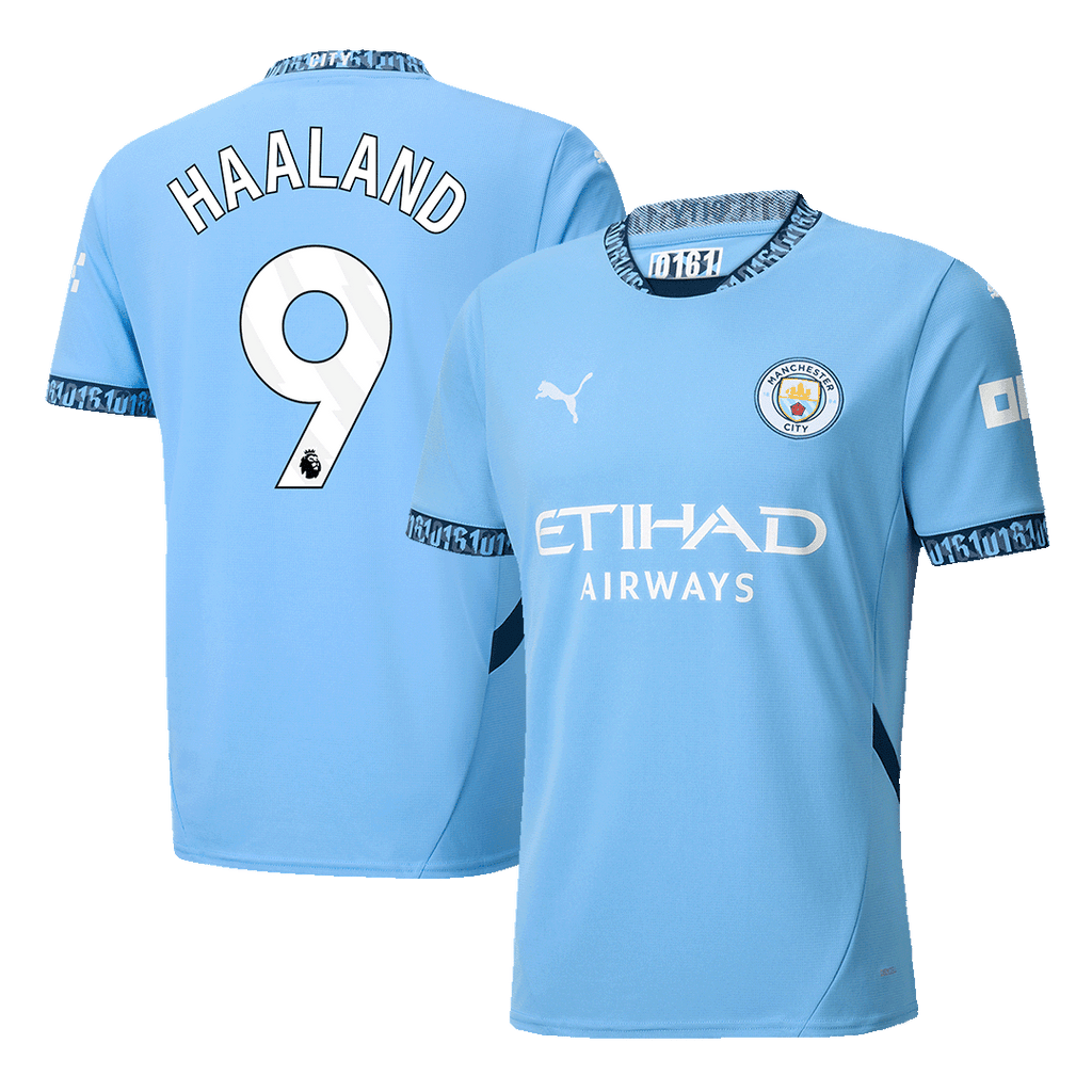HAALAND #9 Manchester City Home Football Shirt