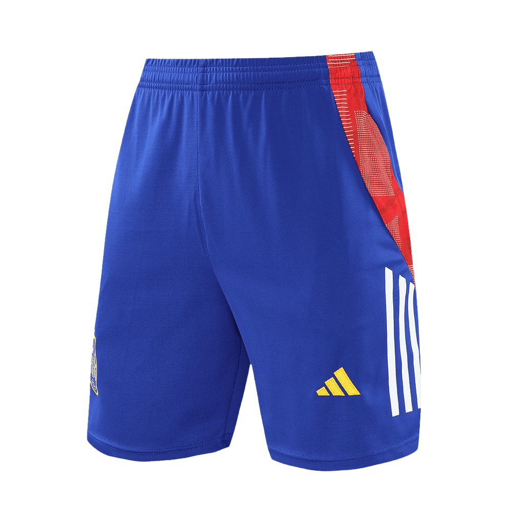 Spain Pre-Match Football Shirt Kit(Jersey+Shorts) Euro 2024