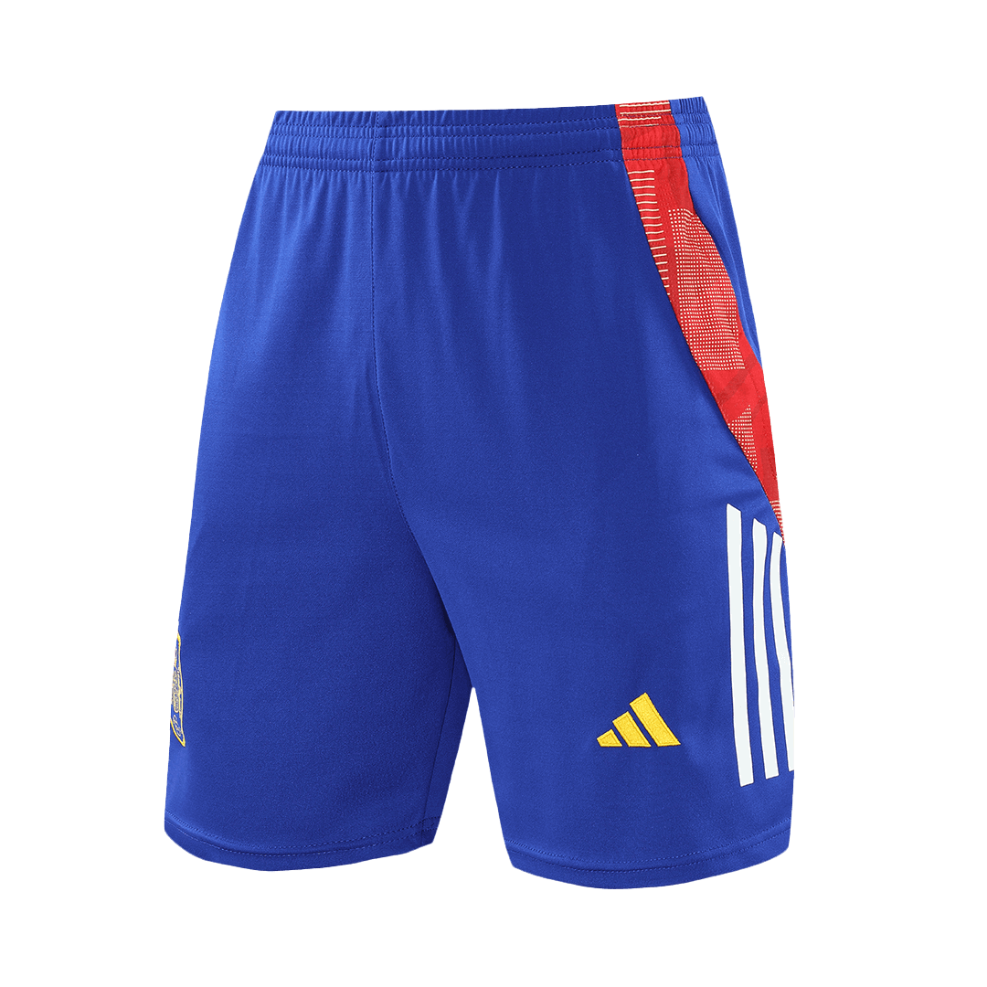 Spain Pre-Match Football Shirt Kit(Jersey+Shorts) Euro 2024