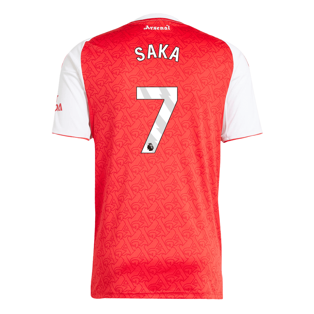 SAKA #7 Arsenal Home Football Shirt 2025/26 Red
