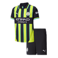 Kid's Manchester City Away Football Shirt Kit(Shirt+Shorts) 2024/25