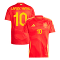 LAMINE YAMAL #10 Spain Home Football Shirt Euro 2024