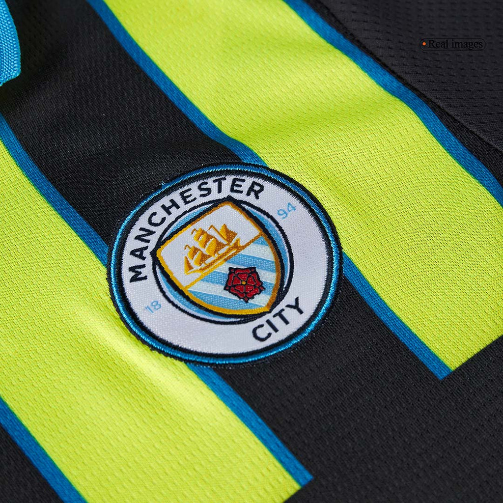 Kid's Manchester City Away Football Shirt Kit(Shirt+Shorts) 2024/25