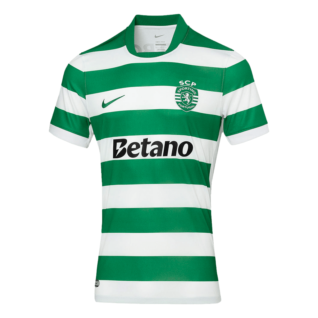 Sporting CP Home Football Shirt 25/26 Green&White