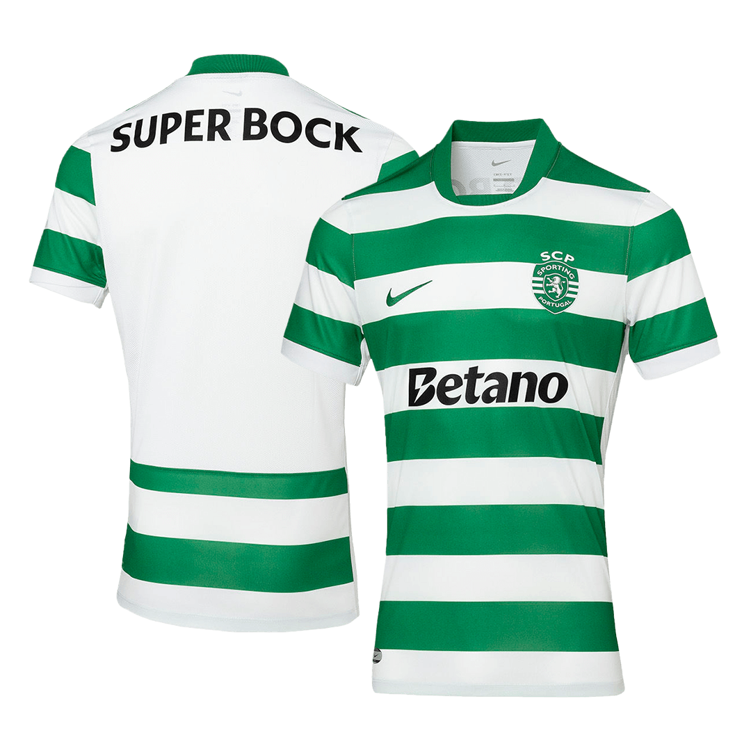 Sporting CP Home Football Shirt 25/26 Green&White