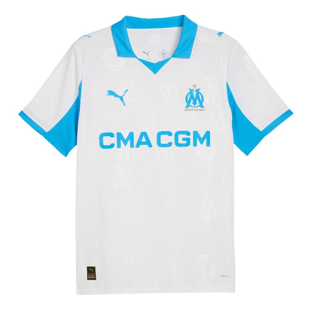 Marseille Home Football Shirt 25/26 White