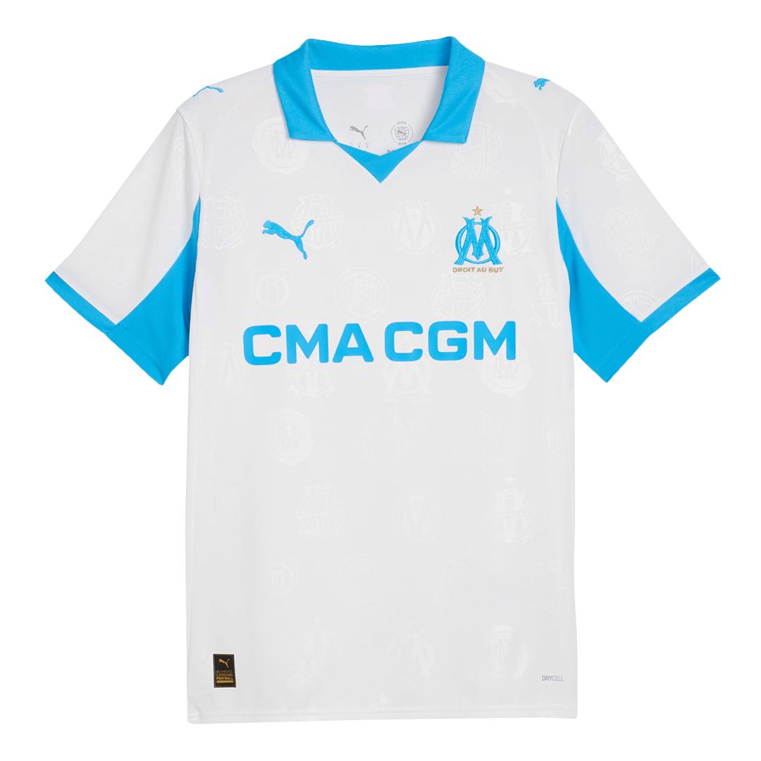 Marseille Home Football Shirt 25/26 White