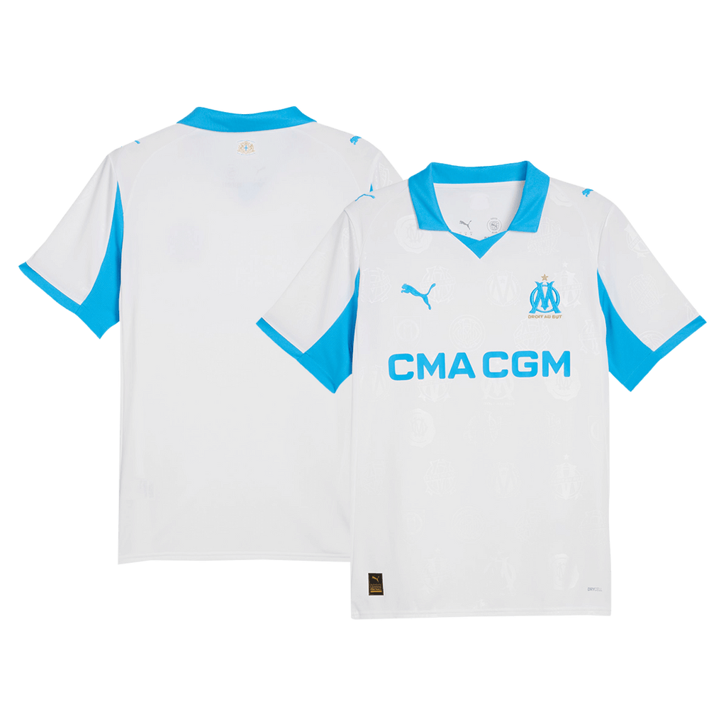 Marseille Home Football Shirt 25/26 White