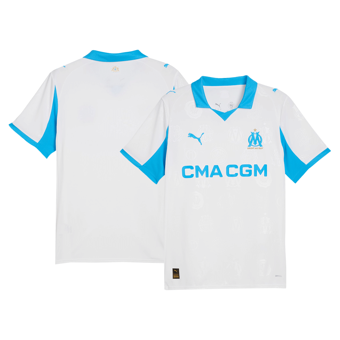 Marseille Home Football Shirt 25/26 White