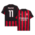 PULISIC #11 AC Milan Home Football Shirt 2025/26 Red&Black
