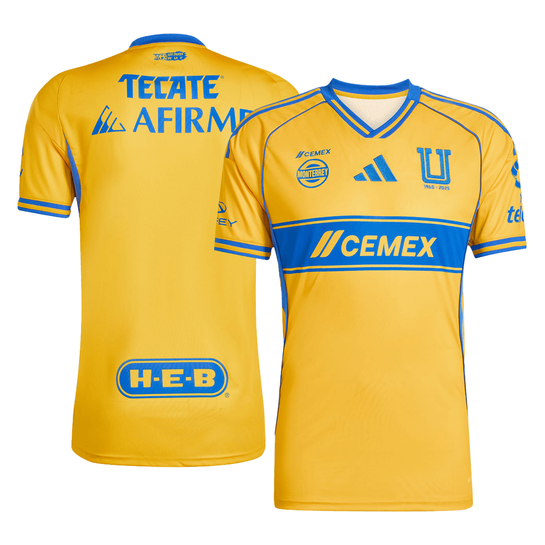 Tigres UANL Home Football Shirt 25/26 Yellow