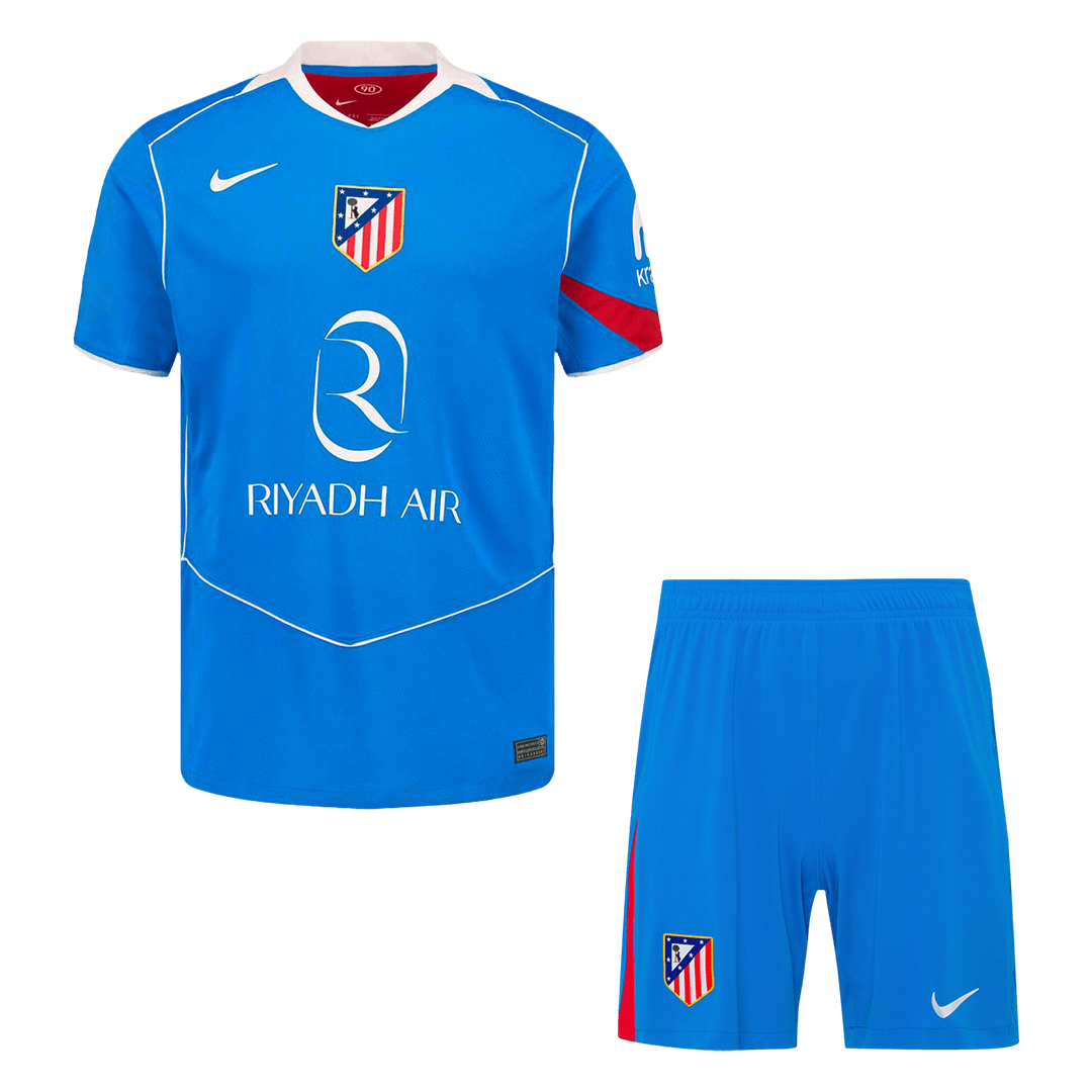 Atletico Madrid Third Away Football Shirt Kit(Jersey+Shorts) 2025/26