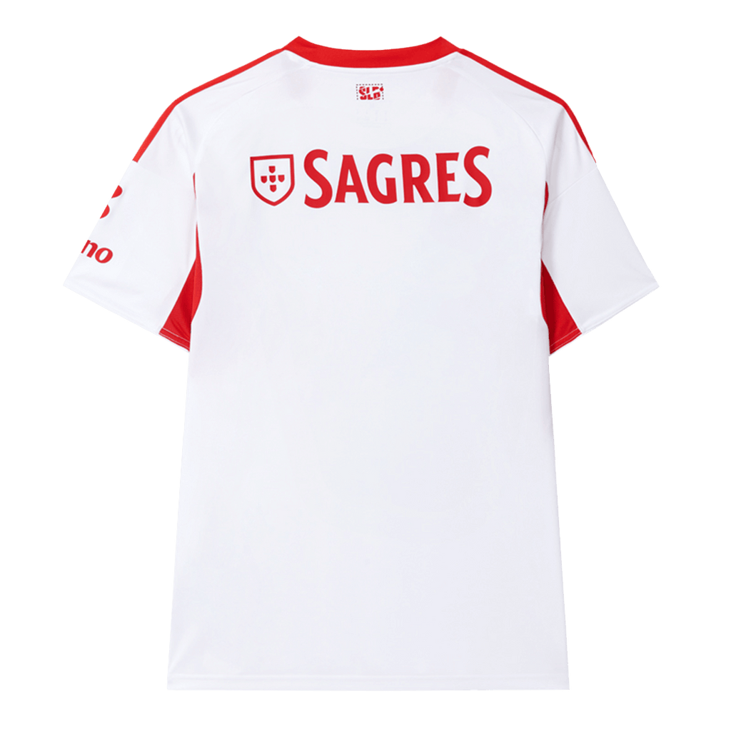 Benfica Third Away Football Shirt 2025/26 White