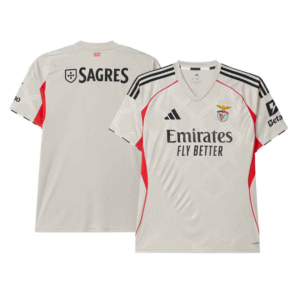 Benfica Away Football Shirt 2025/26 Beige