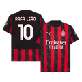 RAFA LEÃO #10 AC Milan Home Football Shirt 2025/26 Red&Black
