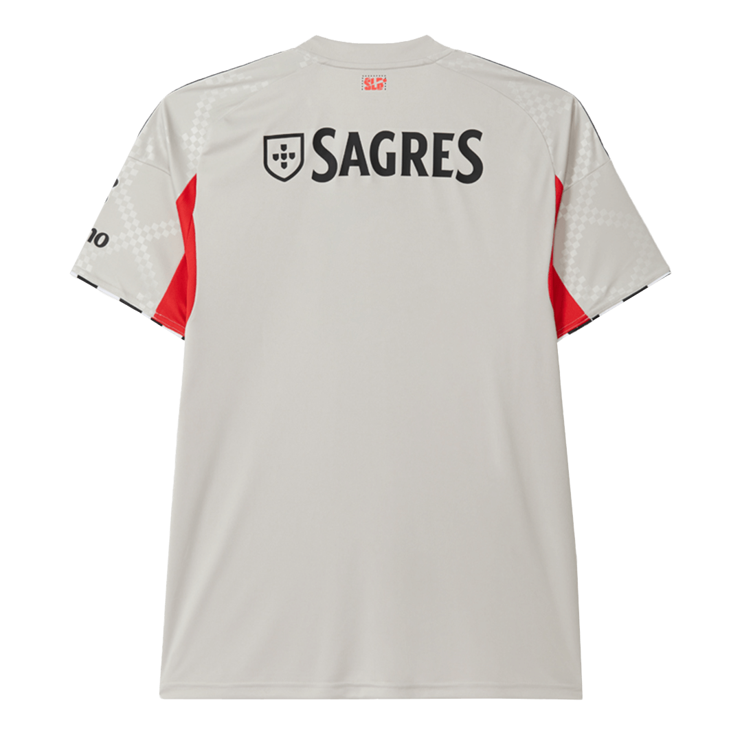 Benfica Away Football Shirt 2025/26 Beige