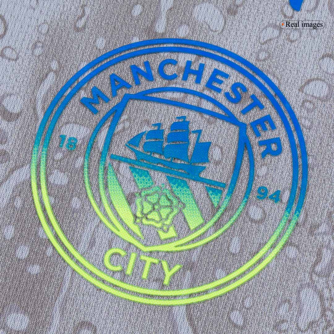 Manchester City Third Away Football Shirt Kit(Jersey+Shorts) 2025/26