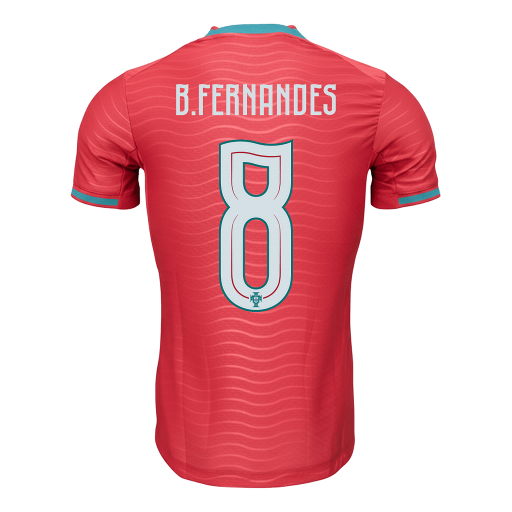 Player Version B.FERNANDES #8 Portugal Home Football Shirt 2026